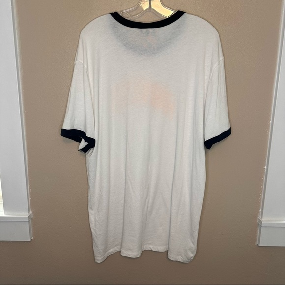 Alternative Apparel Hawkeyes Ringer Tee with Yellow Print Size XXL - Picture 6 of 6